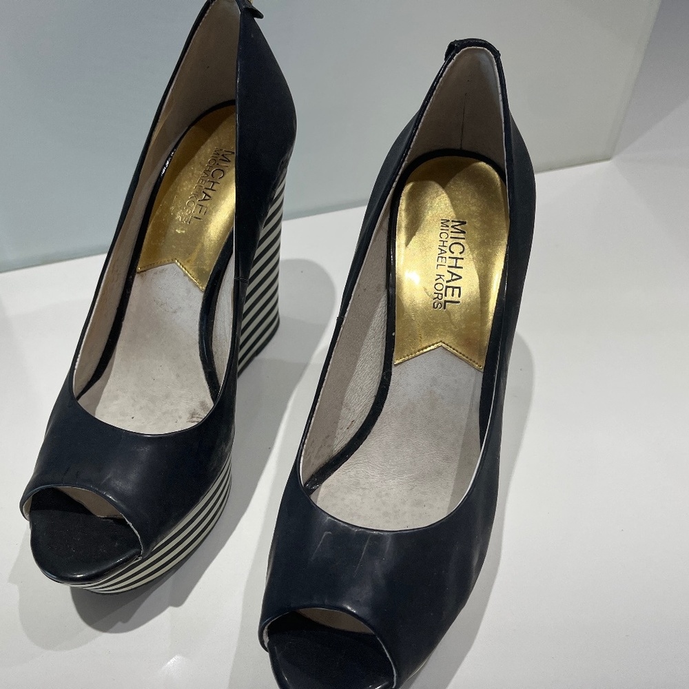 Michael Kors Platform Wedges 8.5